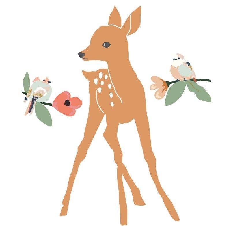 Muursticker Muurdecoratie Sticker Hertje MIMI'Lou, Kinderen en Baby's, Kinderkamer | Inrichting en Decoratie, Mimilou, Nieuw, Ophalen of Verzenden