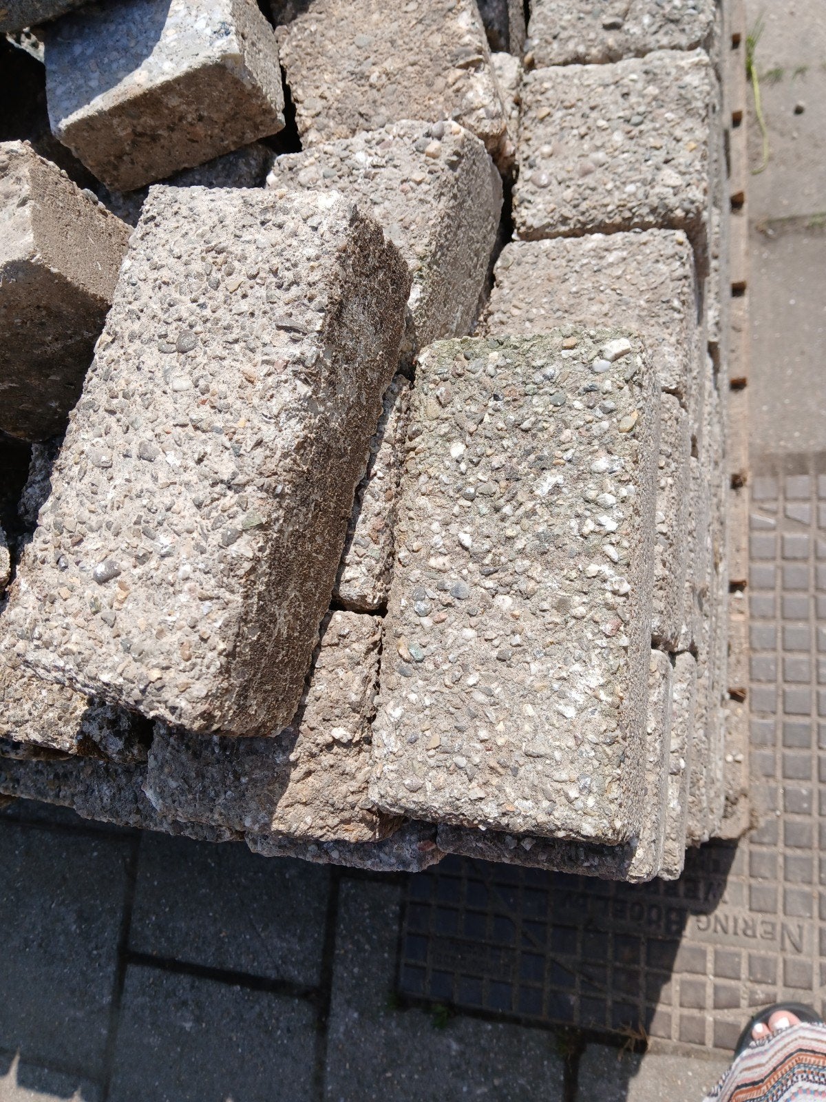 Betonklinkers - ca. 45 m², Tuin en Terras, Ophalen