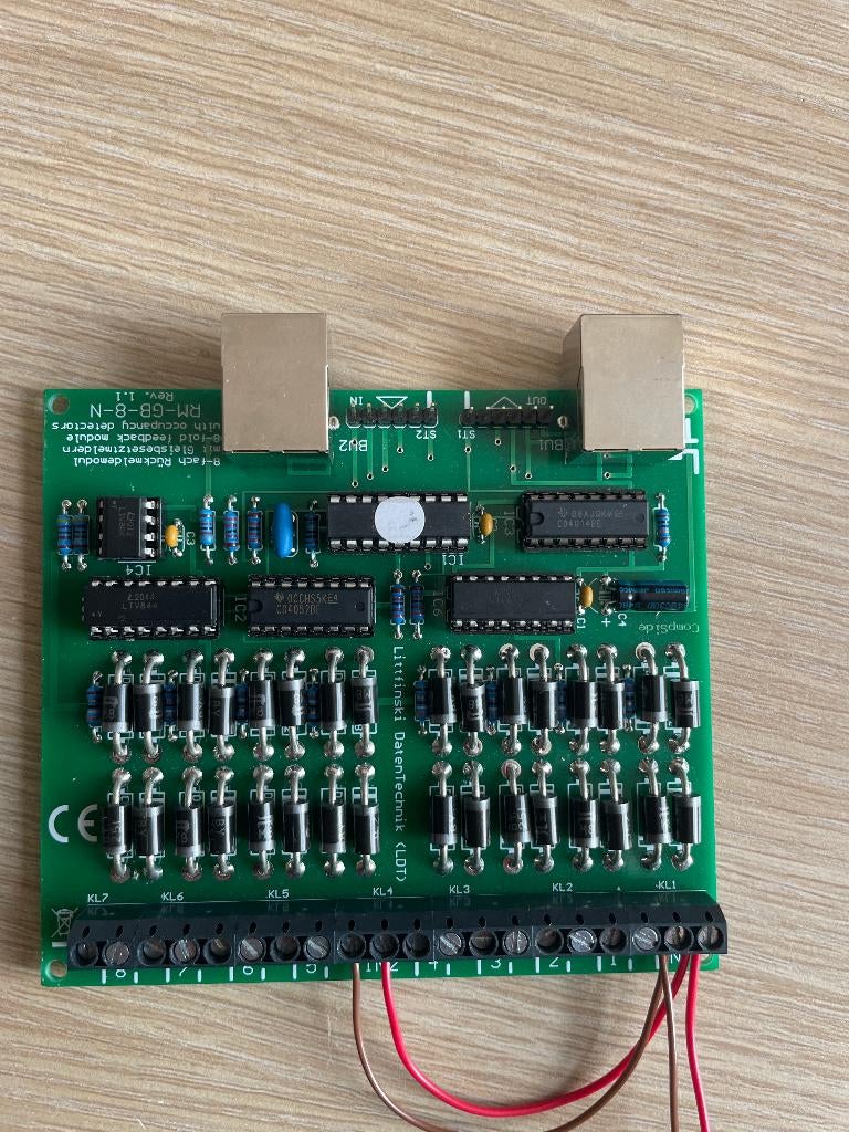 ldt RM-GB-8-N terugmeld module S88 compatible, Overige merken, Wisselstroom, Locomotief, Ophalen of Verzenden