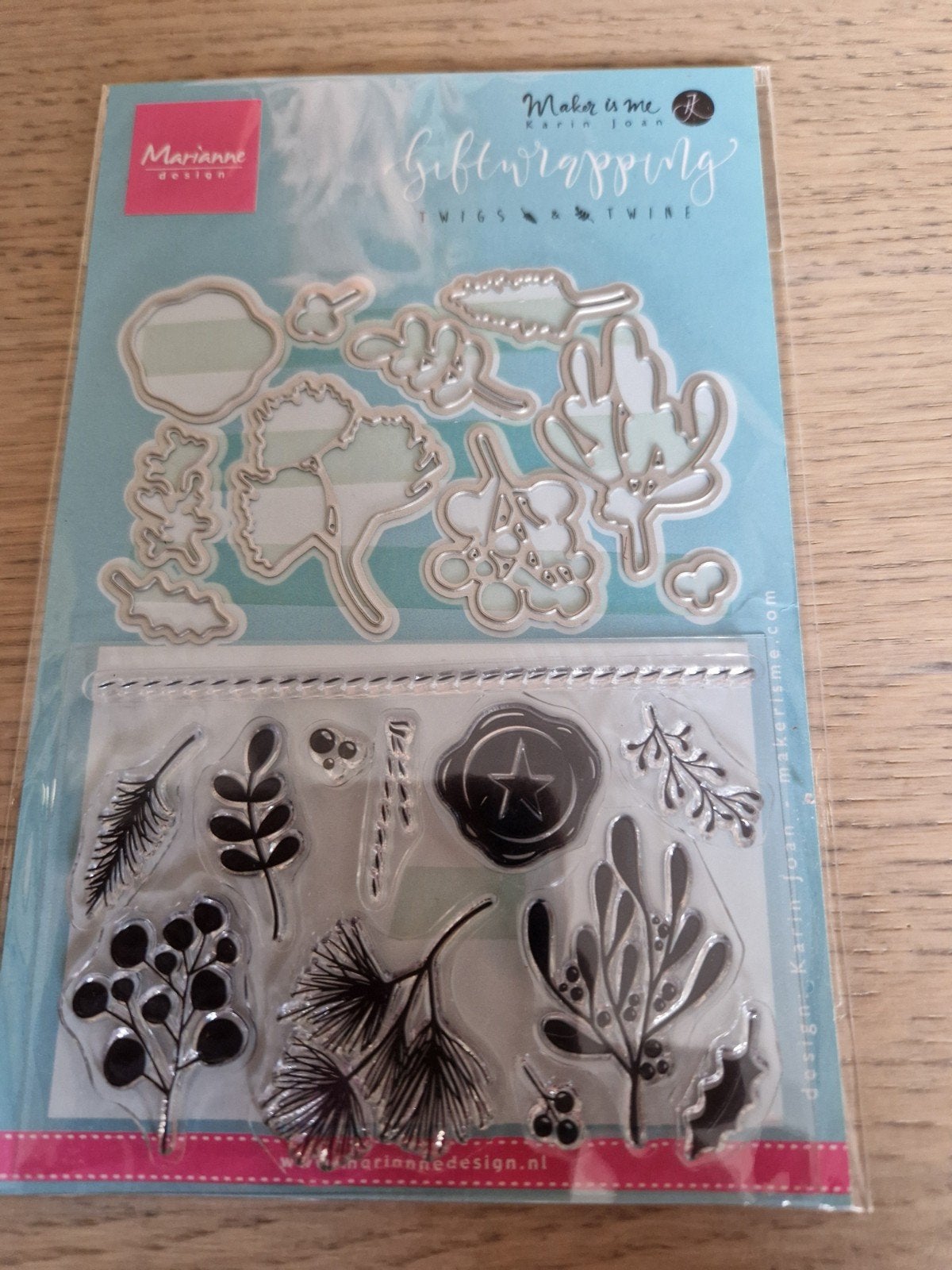Marianne Design Giftwrapping Twigs & Twine Stempels & Dies, Ophalen of Verzenden, Nieuw, Clearstamp