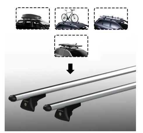 NORDDRIVE Dakdragers - Aluminium - 127 cm - 90 kg, Ophalen, Nieuw