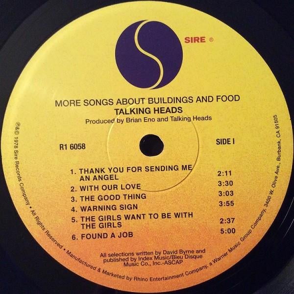 Talking Heads – More Songs About Buildings And Food LP 180g, Cd's en Dvd's, Vinyl | Rock, 2010 - 2019, 12 inch, Nieuw in verpakking
