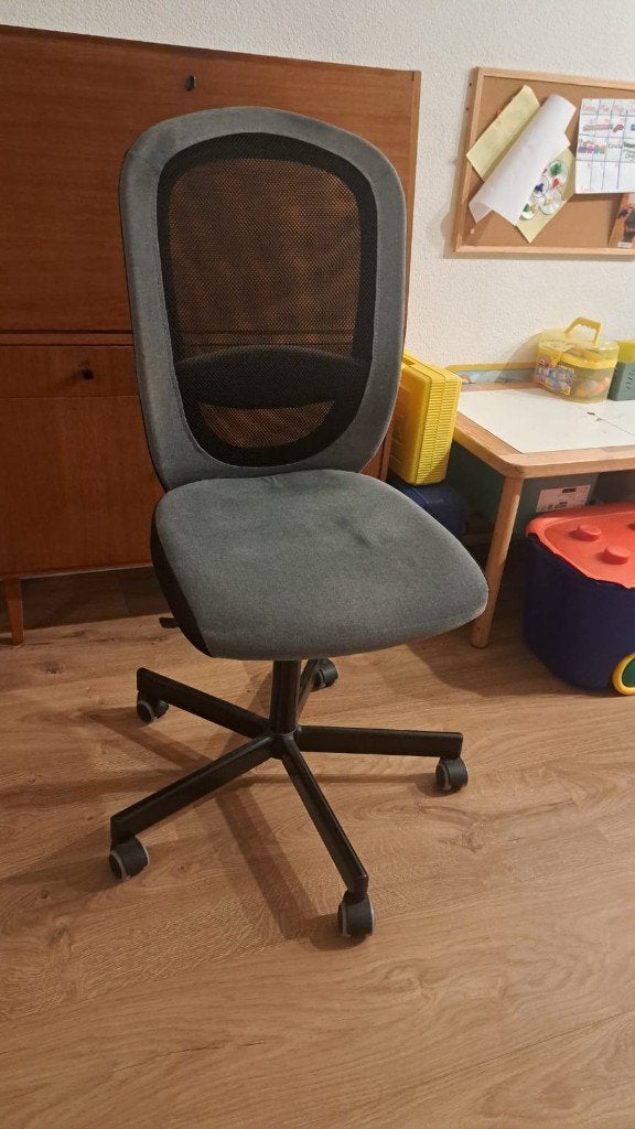 FLINTAN Bureaustoel, Huis en Inrichting, Bureaustoelen, Ophalen, Zo goed als nieuw, Grijs, Bureaustoel