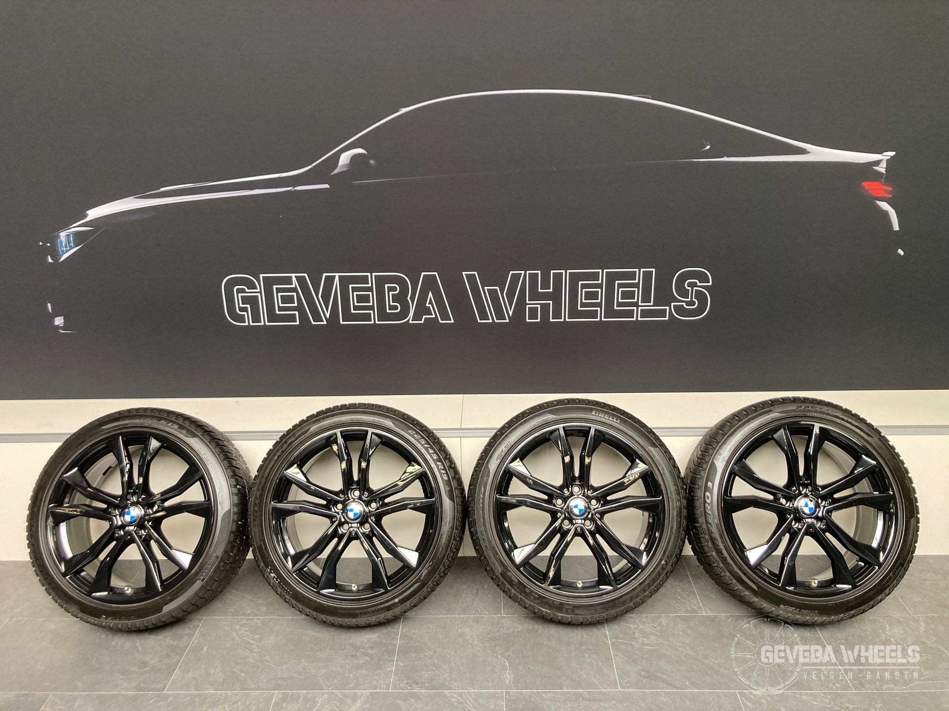 19” originele BMW X1 F48 X2 F39 velgen + winterbanden 715M, Auto-onderdelen, 19 inch, Gebruikt, -, -