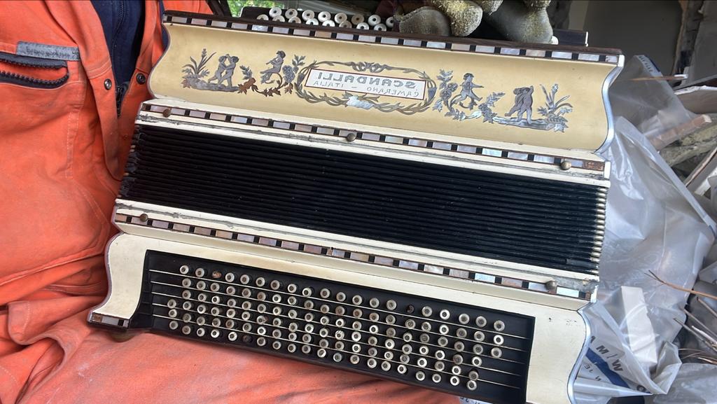 Antieke Scandalli Accordeon - Uniek Verzamelobject, Muziek en Instrumenten, Accordeons, Gebruikt, Overige formaten, Scandalli