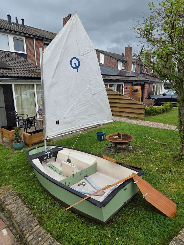 Leuke Optimist zeilboot 'Nikki' - Klaar om te varen!, Ophalen, Geen motor, Gebruikt, Optimist