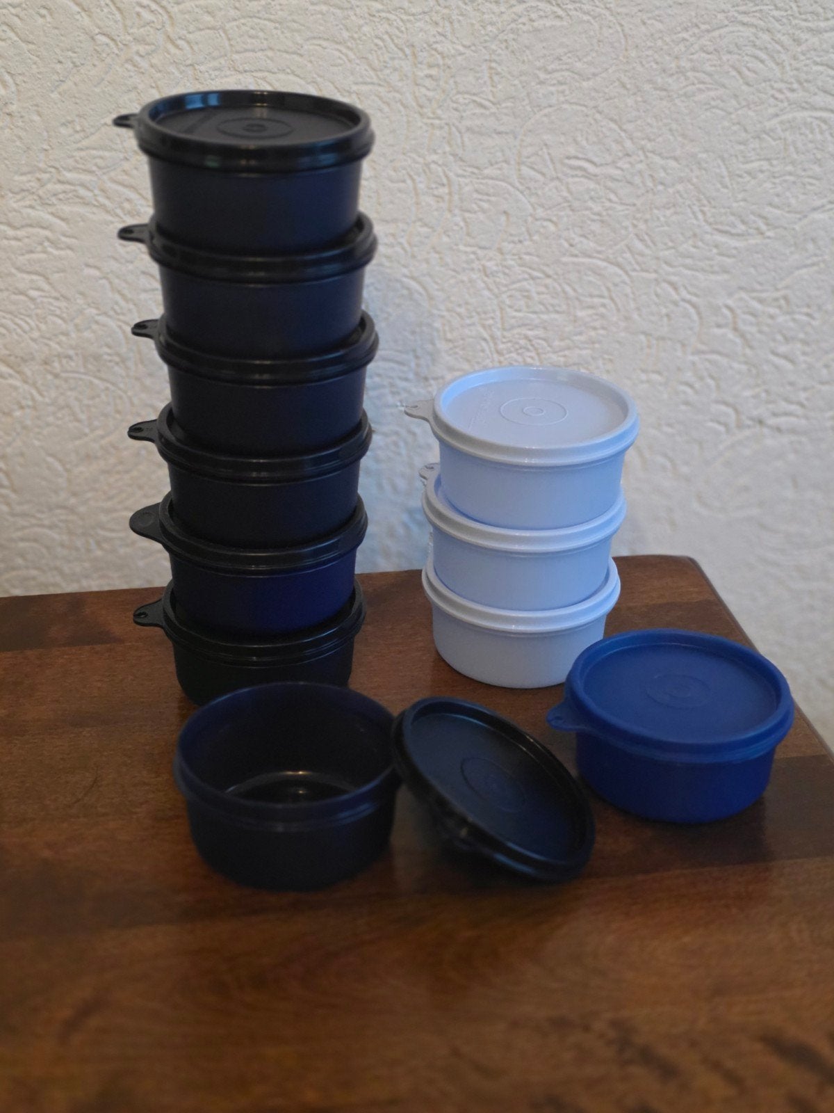 Tupperware dessert bakjes 200 ml, nieuw, Bewaardoos, Blauw, Nieuw, Ophalen of Verzenden