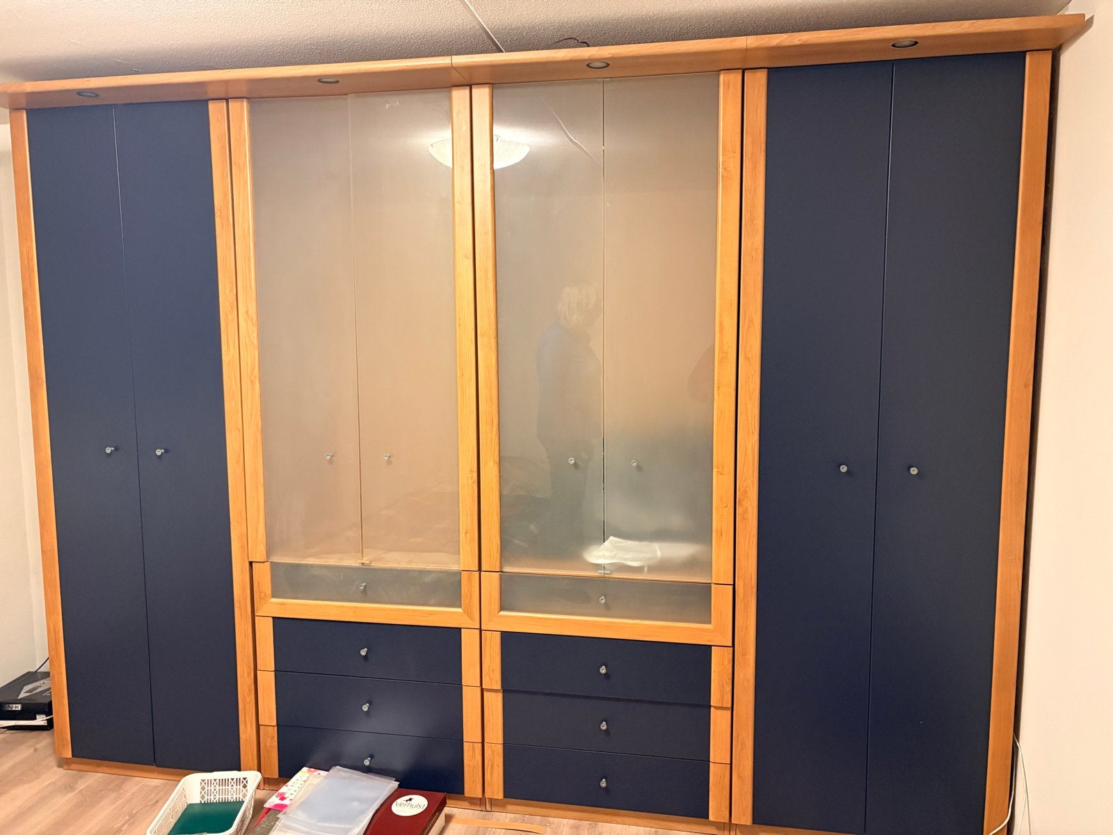 Grote PAX kastenwand - 5 kasten, 2.30m hoog, Huis en Inrichting, Ophalen, Gebruikt, 200 cm of meer, Overige houtsoorten