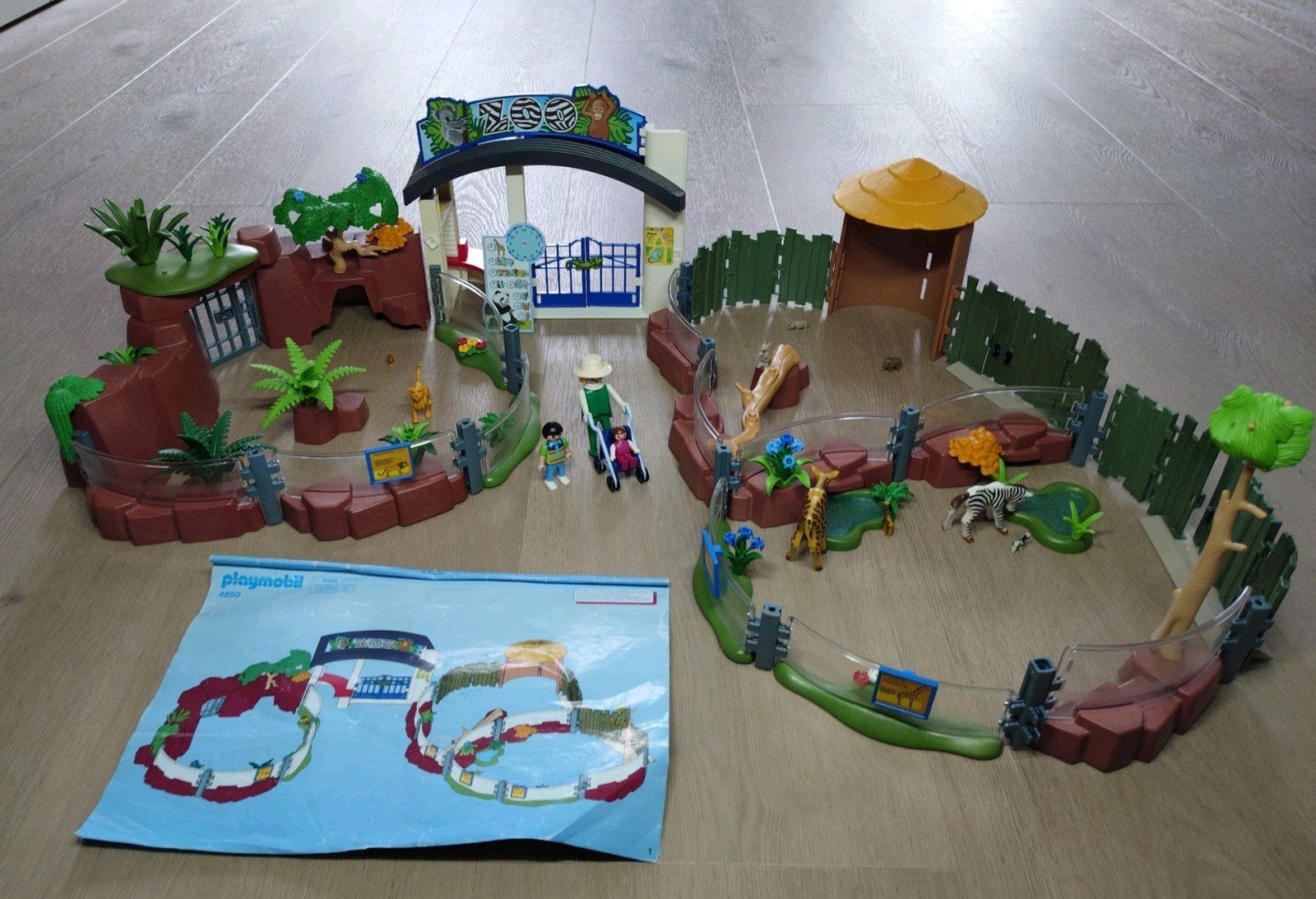 Playmobil 4850 – Grote Dierentuin – Met boekje, Kinderen en Baby's, Speelgoed | Playmobil, Ophalen, Gebruikt