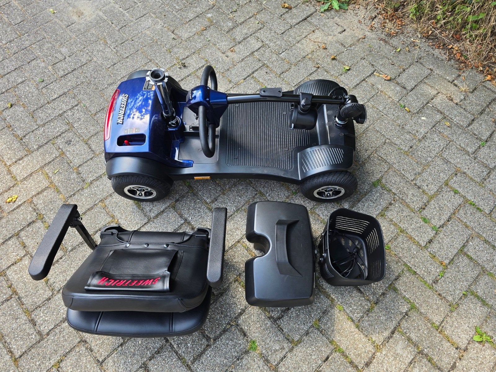 NIEUW! Sweetrich demontabele scootmobiel | rood of blauw, Diversen, Brommobielen en Scootmobielen, Overige merken, 10 km/u of minder