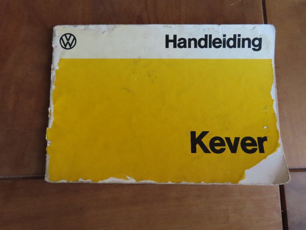 Instructieboek Volkswagen Kever 1200, VW Kever 1600 1975, Ophalen of Verzenden