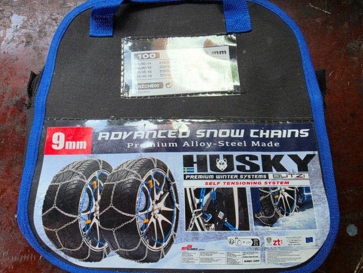 Husky 9mm Sneeuwkettingen - Maat 100, Ophalen of Verzenden, Nieuw