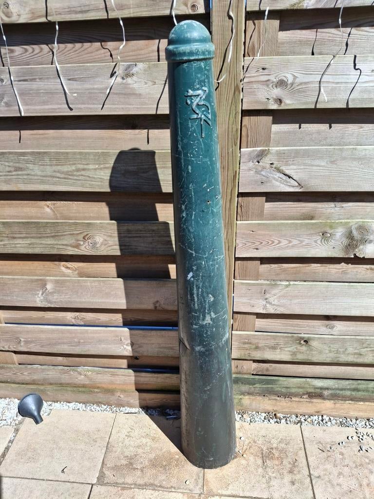 Mooie ijzeren palen, 150cm hoog, 3 stuks per 3 te koop, Ophalen of Verzenden, Gebruikt, Minder dan 180 cm, Palen
