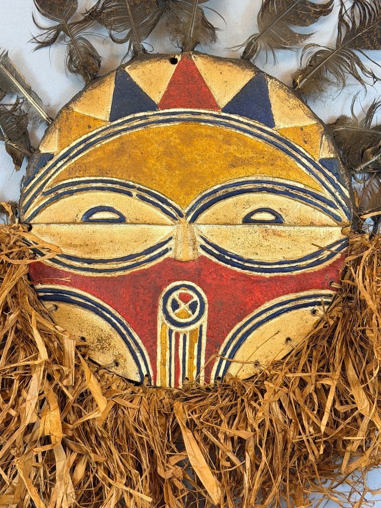 260547 - Mooi Afrikaans Teke masker uit Congo., Ophalen of Verzenden