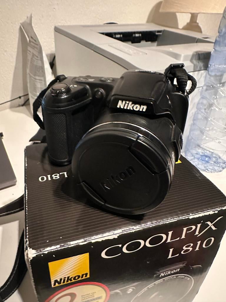 Nikon Coolpix L810 Digitale Camera - Zwart, 26x Zoom, Audio, Tv en Foto, Fotocamera's Digitaal, Compact, Ophalen of Verzenden