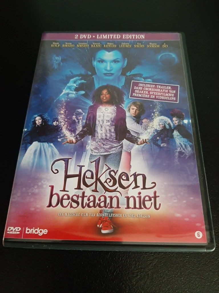Heksen bestaan niet, Eva Simons, Sharon Doorson, Bas Muijs!, Gebruikt, Vanaf 6 jaar, Film, Bonusmateriaal