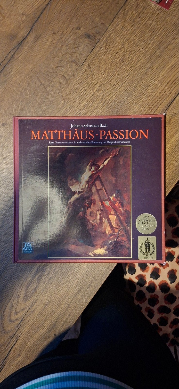 Bach - Matthäus-Passion (Nikolaus Harnoncourt) 4 LP Boxset, Ophalen of Verzenden, Zo goed als nieuw, Oratorium, Barok