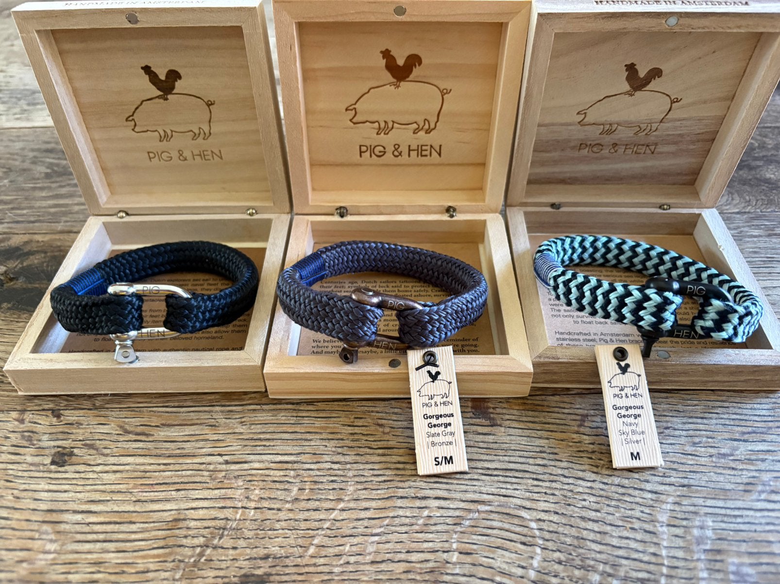 PIG&HEN 2 x model Gorgeus George Armband, Ophalen of Verzenden, Nieuw, Overige kleuren, Overige materialen