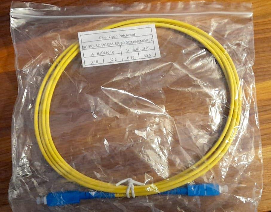 Glasvezel patchkabel, Computers en Software, Ophalen of Verzenden, Nieuw