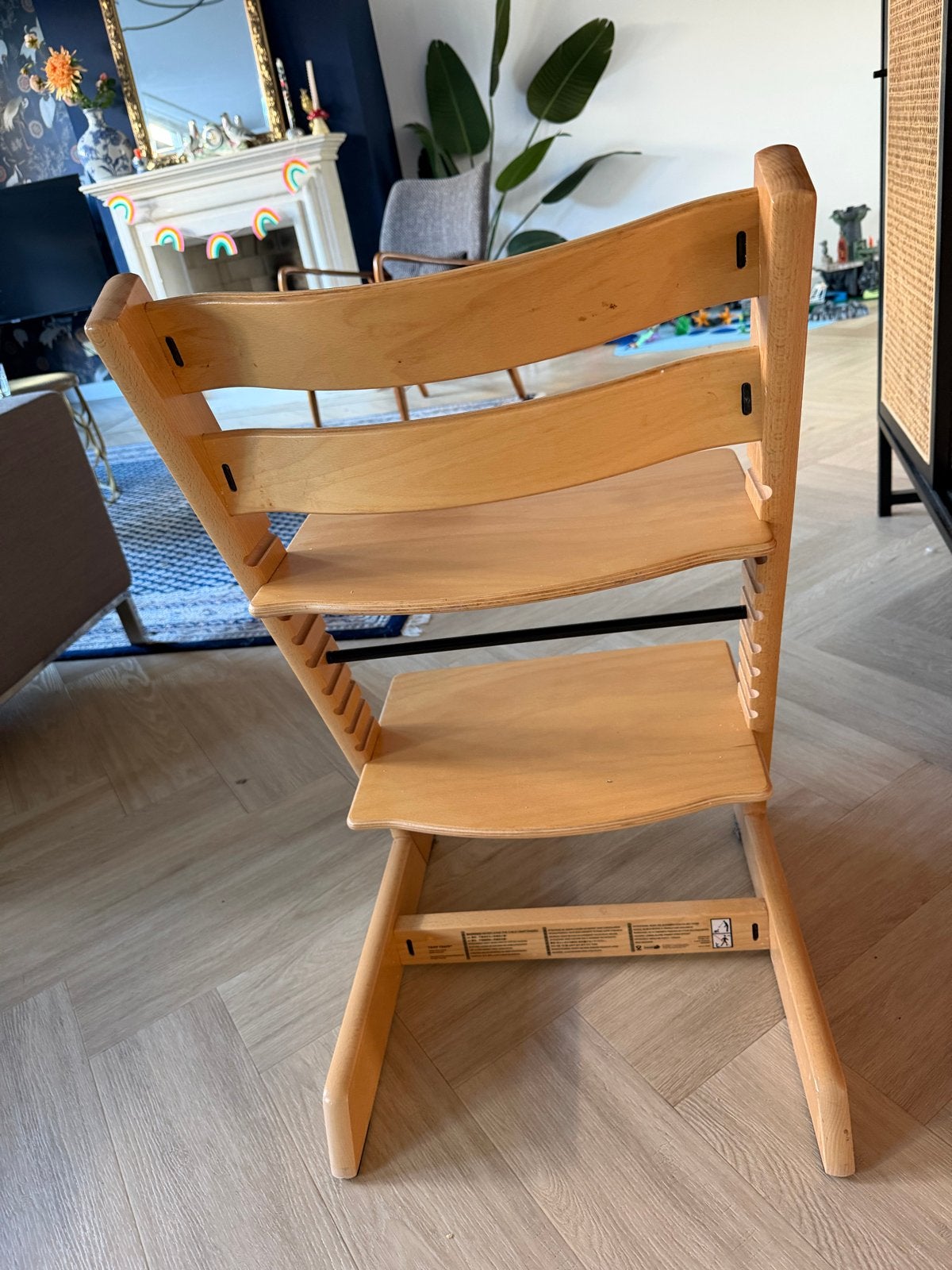 Stokke tripp trapp, Ophalen, Gebruikt, Meegroeistoel, Aanschuifbaar