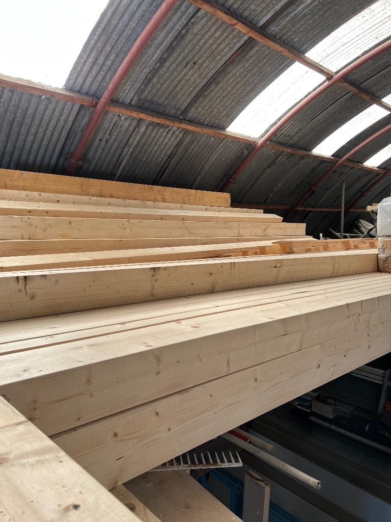 Houten balken, Doe-het-zelf en Verbouw, Hout en Planken, Ophalen, Nieuw, Balk, Vuren