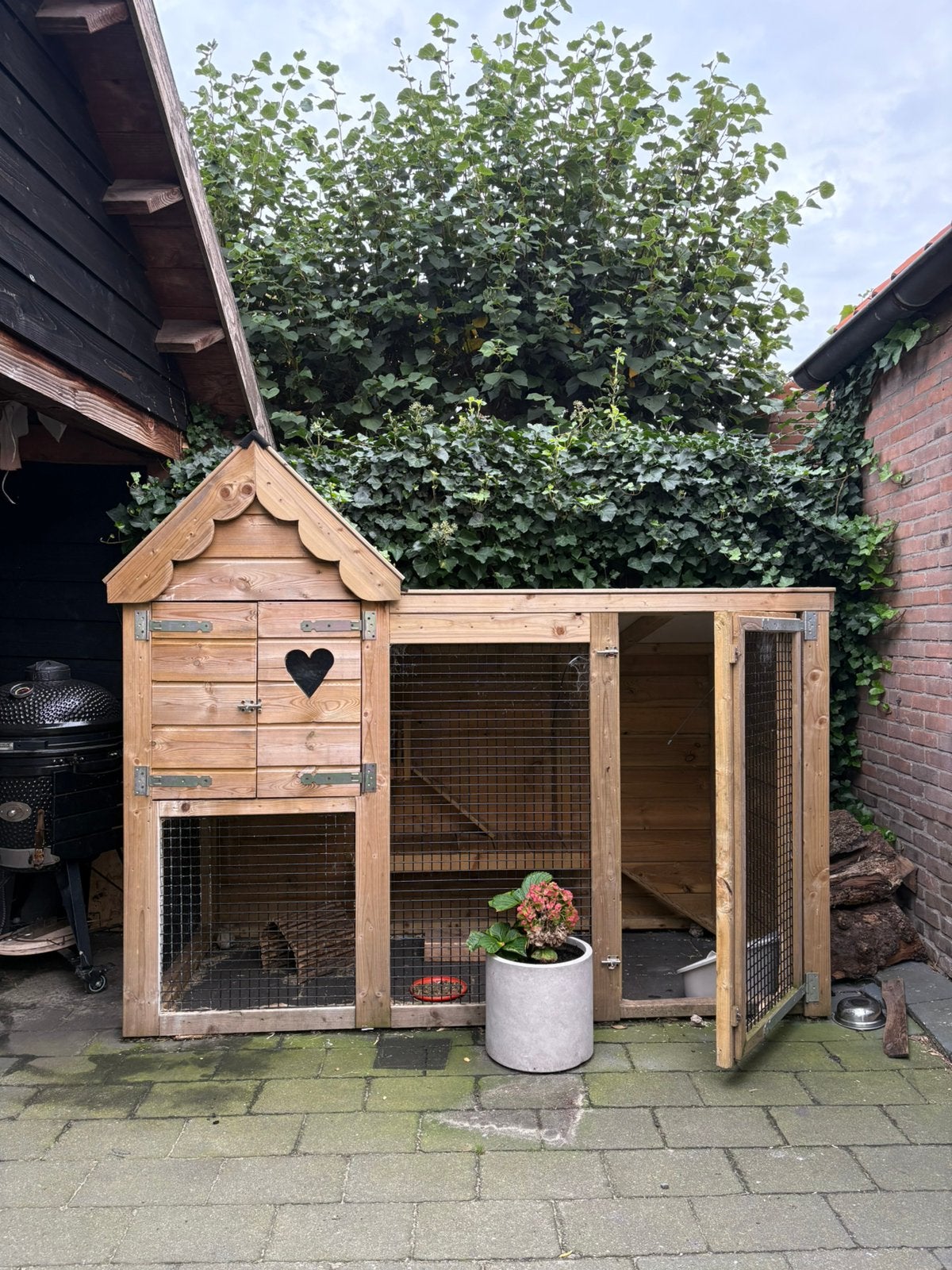 Konijnenhok INCLUSIEF twee konijnen, Dieren en Toebehoren, Meerdere dieren, Dwerg, Hangoor, 0 tot 2 jaar
