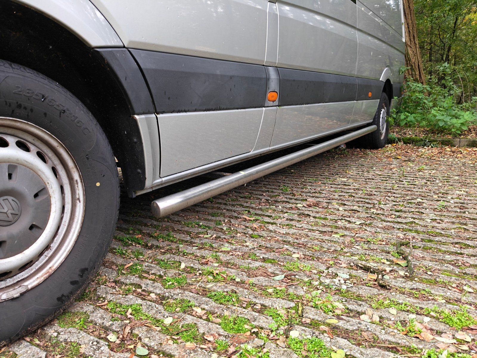 Sidebars RVS voor VW Crafter/Mercedes Sprinter, Ophalen of Verzenden, Gebruikt