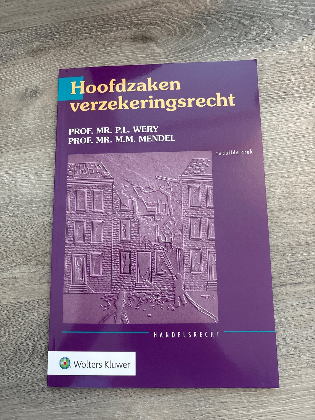 Hoofdzaken Verzekeringsrecht - P.L. Wery & M.M. Mendel, Verzenden, Gamma, Zo goed als nieuw, HBO