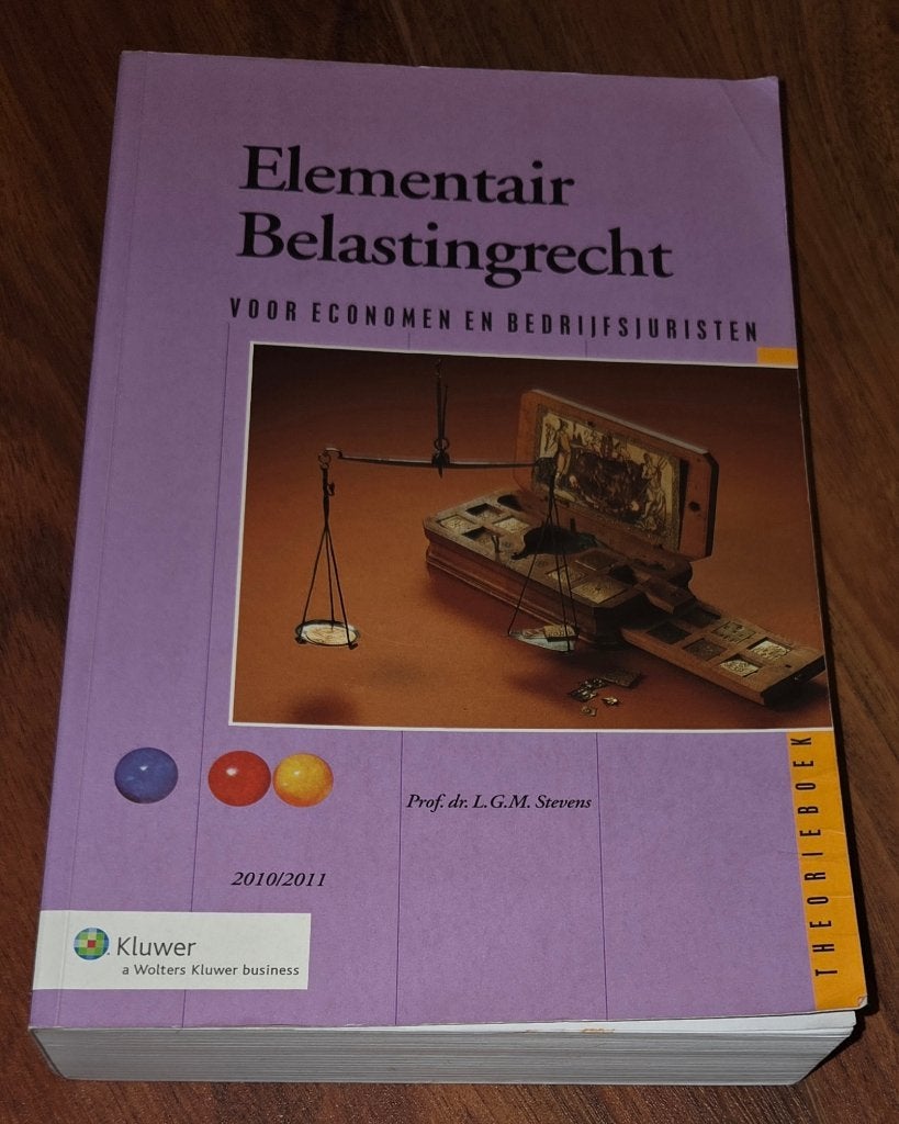 Elementair Belastingrecht 2010/2011 - Kluwer, Gelezen, Ophalen of Verzenden, Prof. dr. L.G.M. Stevens, Accountancy en Administratie