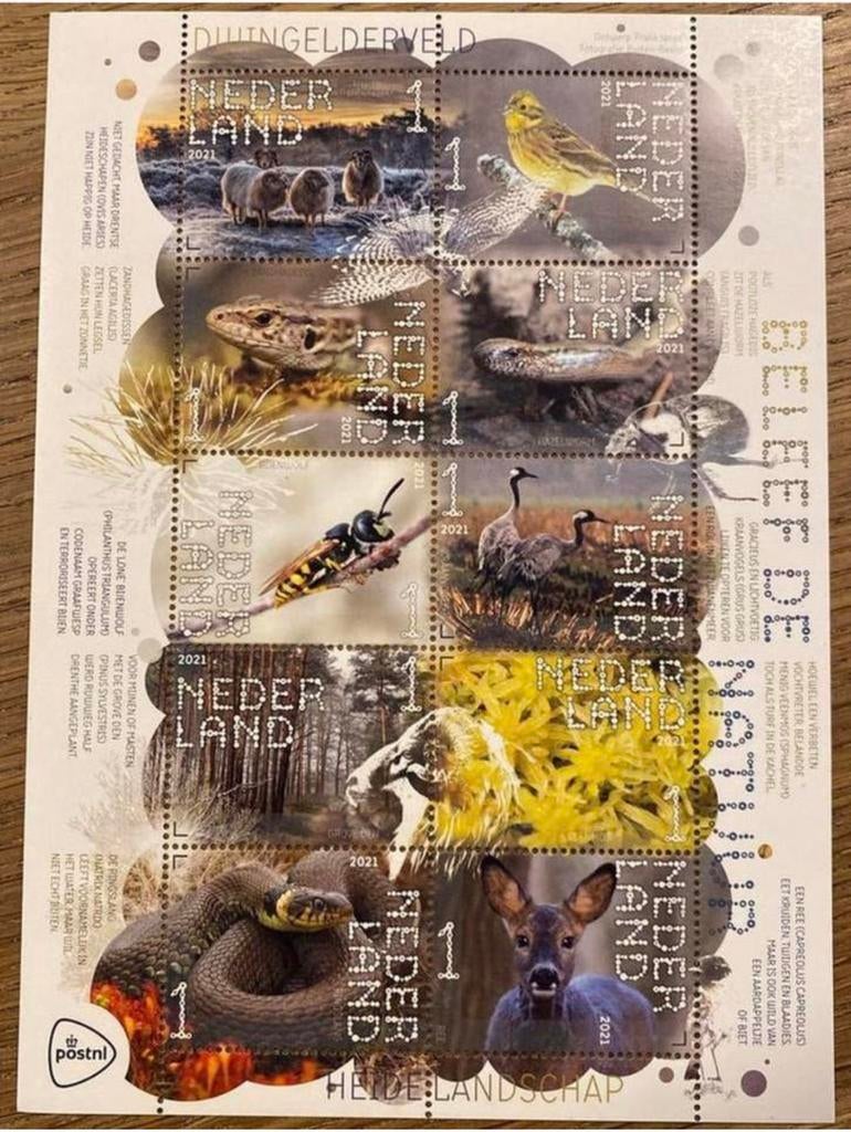 Postzegels pf. Beleef de natuur. Dwingelderveld, Postzegels en Munten, Postzegels | Nederland, Ophalen of Verzenden, Na 1940, Postfris