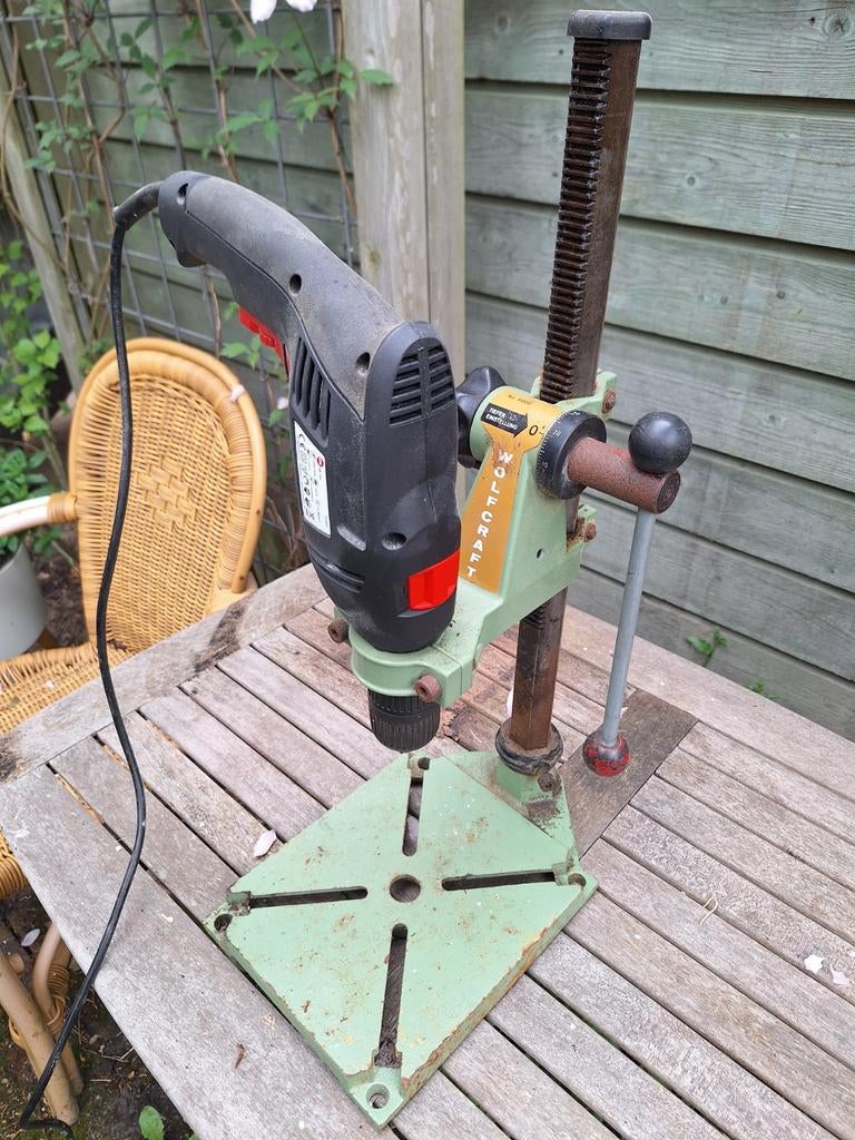 Boorstandaard incl boormachine, Ophalen, Boormachine