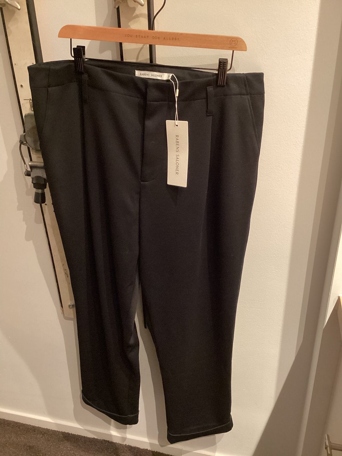 Rabens Saloner zwarte pantalon maatxl nieuw, Zwart, Maat 46/48 (XL) of groter, Nieuw, Ophalen of Verzenden