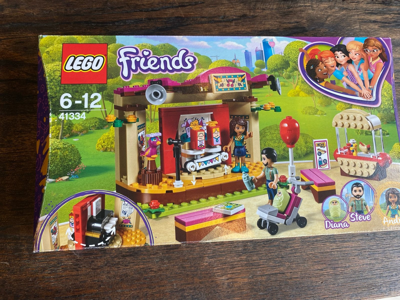 Lego Friends 41334 Andrea's Park Podium - Nieuw in doos, Inclusief minifiguren, Lego, Friends, Ophalen of Verzenden
