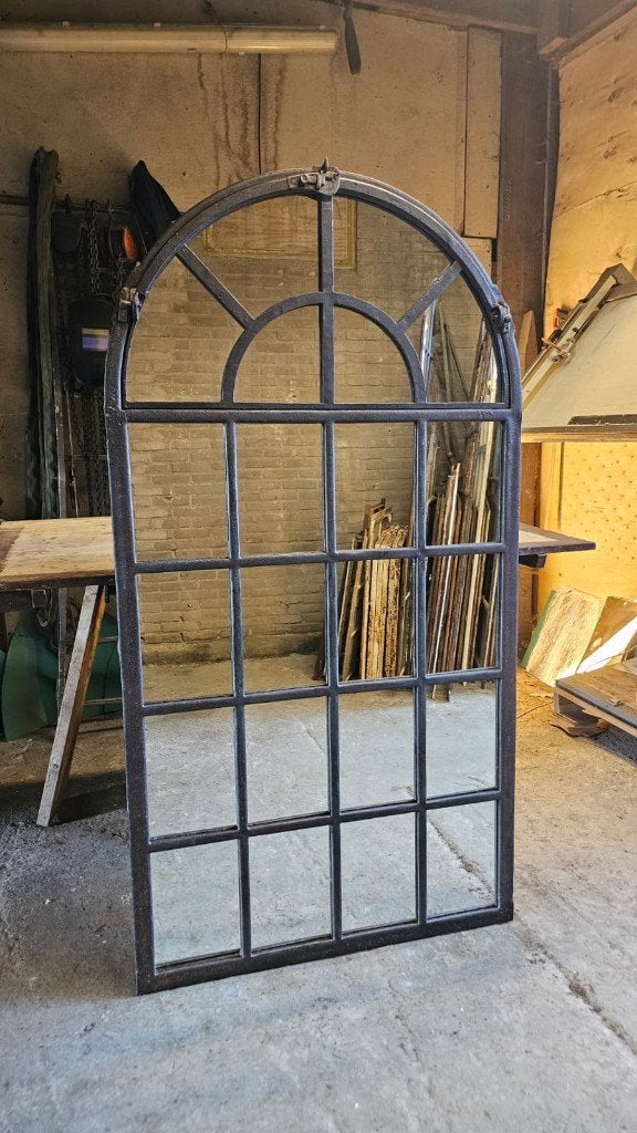 UITVERKOCHT! | Grote spiegel | 170x90cm | Handgemaakt in Utr, Nieuw, Ophalen of Verzenden, 75 tot 100 cm, 150 tot 200 cm