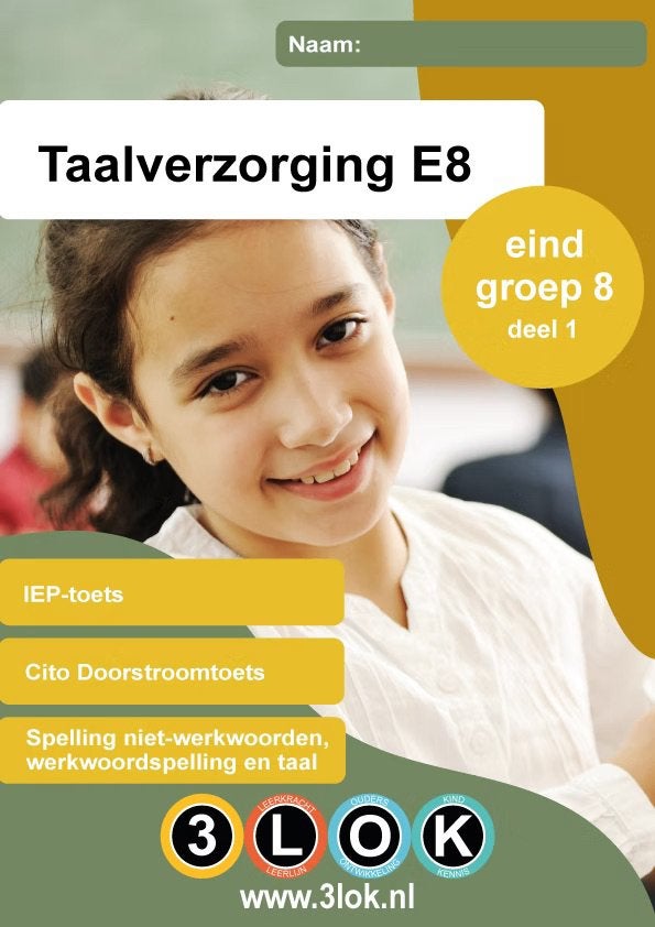 IEP Taalverzorging E8 Oefenen voor de Doorstroomtoets, Ophalen of Verzenden, Zo goed als nieuw