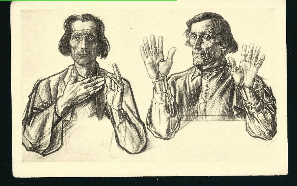 Jan Toorop Z23, Ophalen of Verzenden, Voor 1920, Ongelopen, Sterren en Beroemdheden