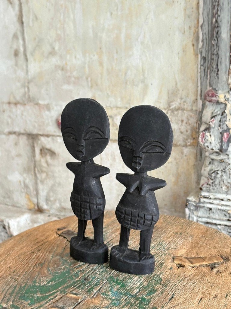 Akua’ba Ashanti dolls – houten vruchtbaarheidspoppetjes, Ophalen of Verzenden