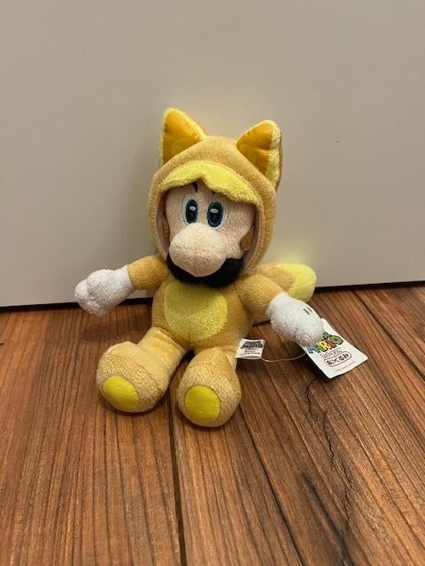 Cat Mario Super Mario Bros pluche knuffel nieuw met label, Ophalen of Verzenden, Nieuw, Overige typen