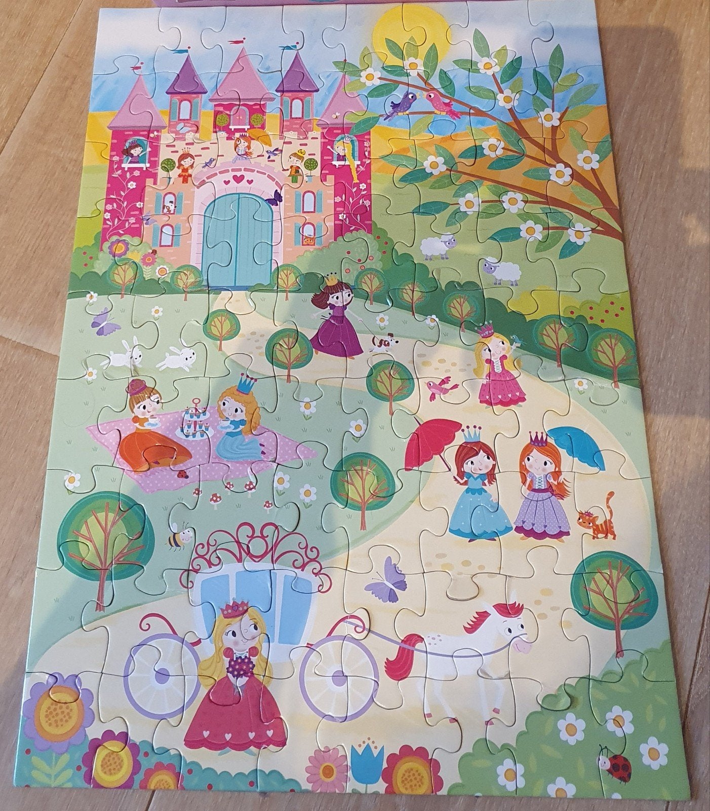 Prinsessen Puzzel Van 72 Stukjes, Ophalen of Verzenden, Meer dan 50 stukjes, Zo goed als nieuw, 2 tot 4 jaar