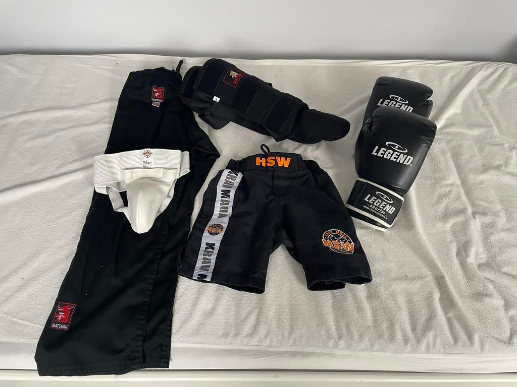 HSW Krav Maga set voor kinderen (7–9 jaar), Ophalen, Overige, Maat XS of kleiner, Zo goed als nieuw
