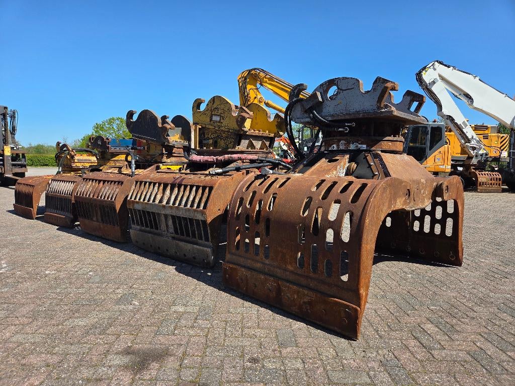 VERACHTERT en DEMAREC sorteergrijpers CW55S en CW30/40, Ophalen, Graafmachine