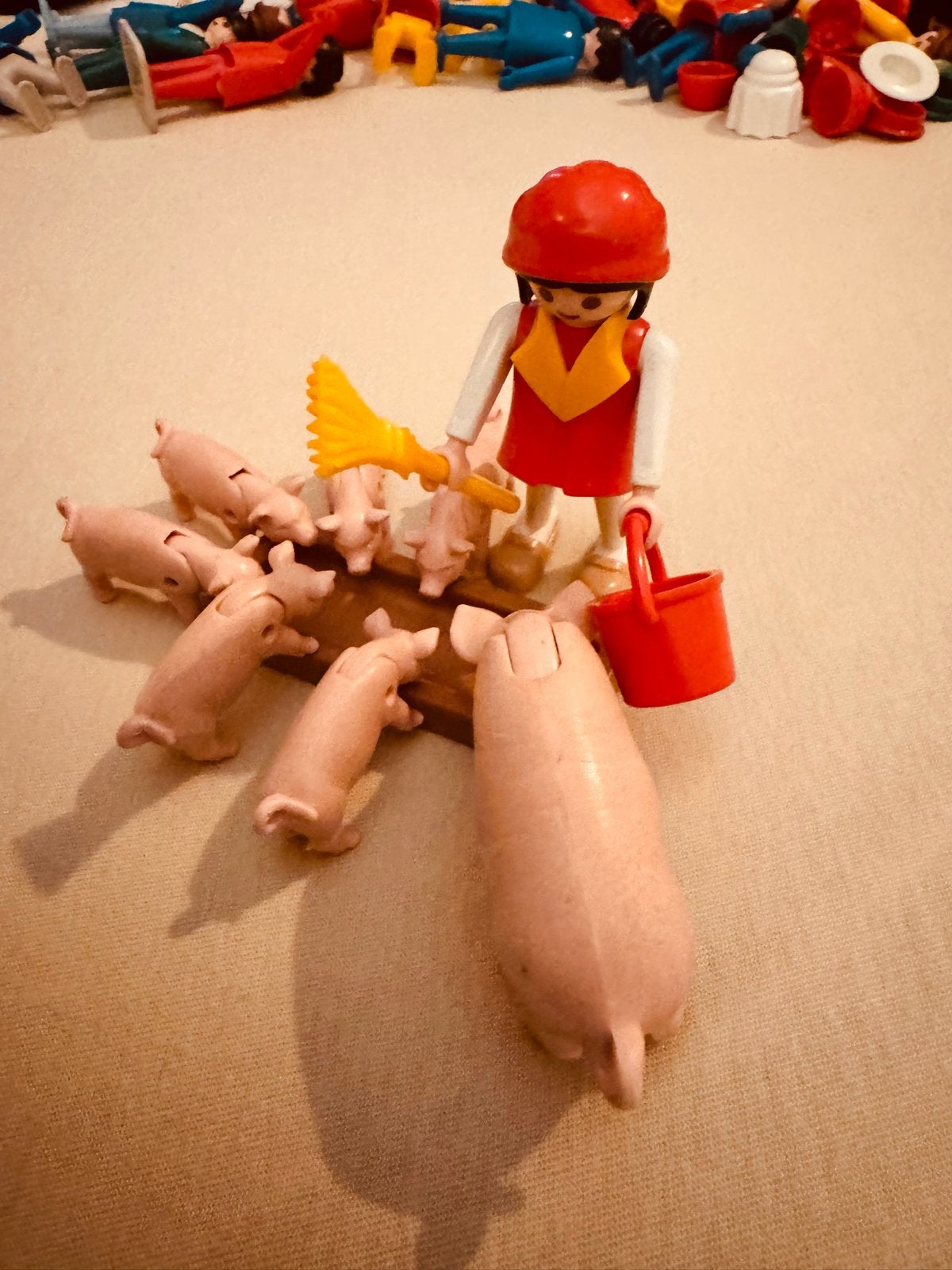 Playmobil Varkenshoeder met varkens - Vintage 1981, Ophalen of Verzenden, Gebruikt