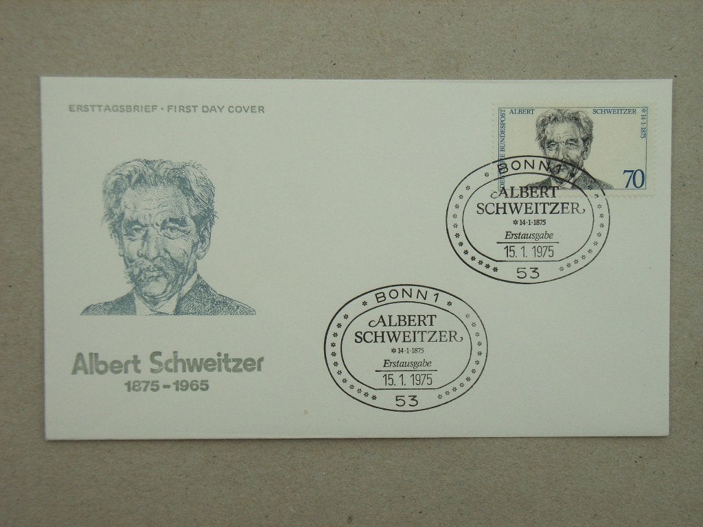 ZM  FDC Bundespost 830, Ophalen of Verzenden, Onbeschreven, Europa
