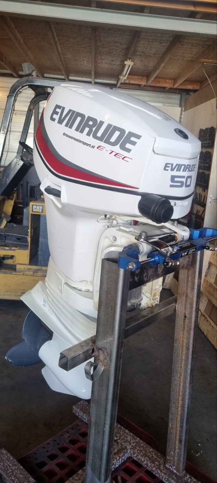Evinrude E-TEC 50 PK Buitenboordmotor met Afstandsbediening, Watersport en Boten, Buiten- en Binnenboordmotoren, Ophalen, Gebruikt
