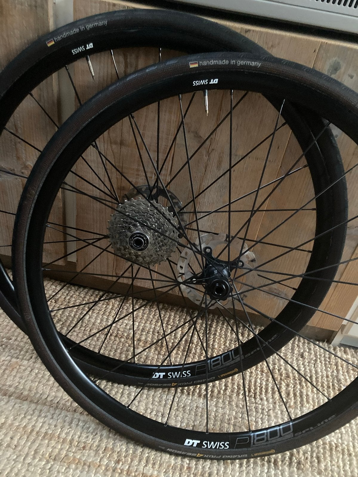 DT Swiss P1800 Spline, Zo goed als nieuw, Aluminium, Racefiets, Ophalen