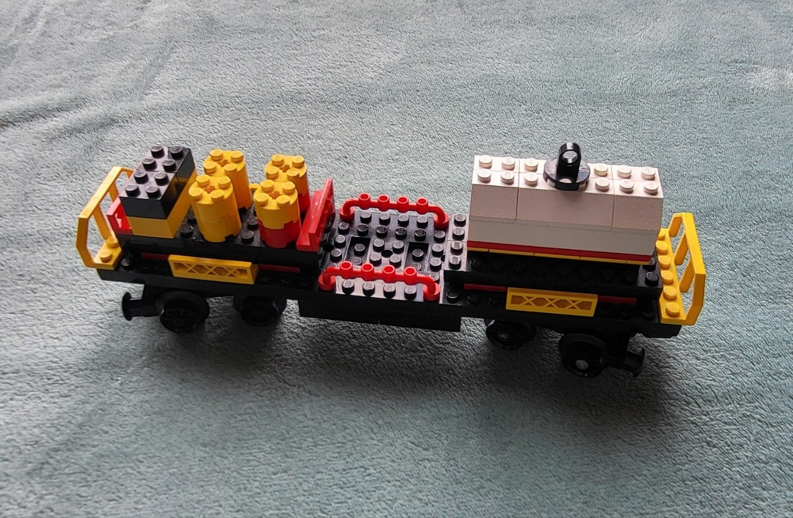 Lego City RC trein wagon afneembare tank cilo + vaten pallet, Compleet, City, Lego, Ophalen of Verzenden