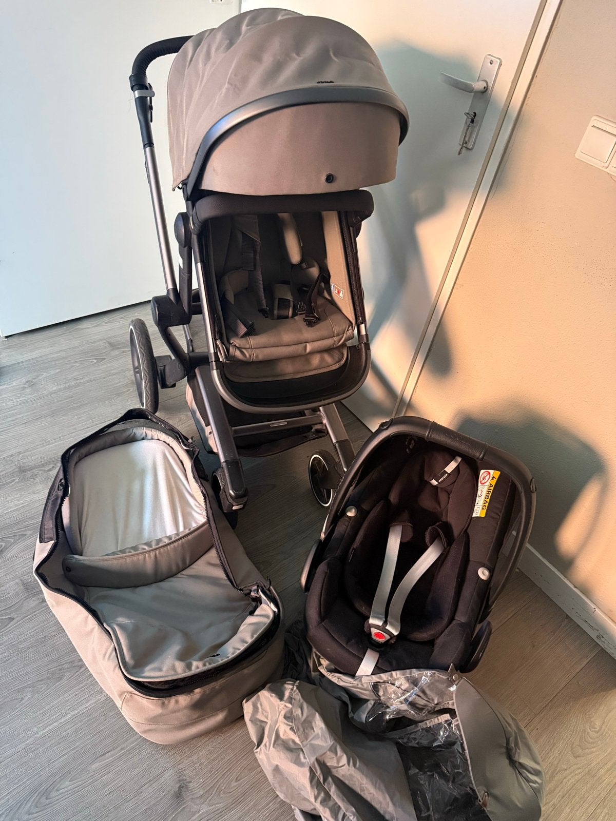Joolz Day 3 Combiwagen met Maxi-Cosi en accessoires, Gebruikt, Combiwagen, Met autostoeltje, Ophalen