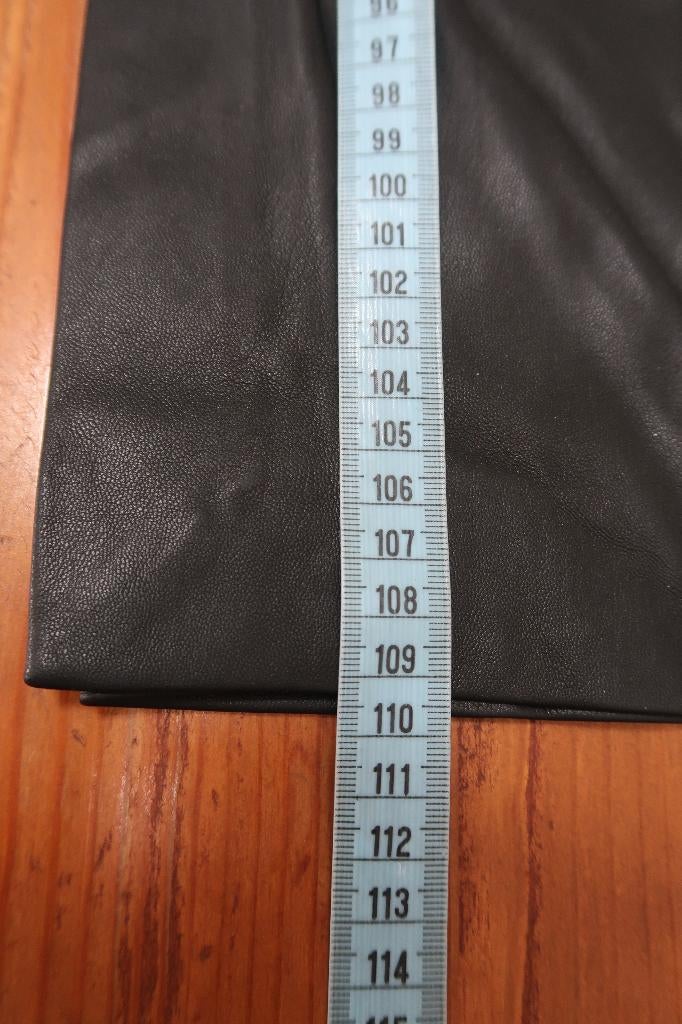Costes zwarte lederlook broek  mt M, Maat 38/40 (M), Zwart, Ophalen of Verzenden, Zo goed als nieuw