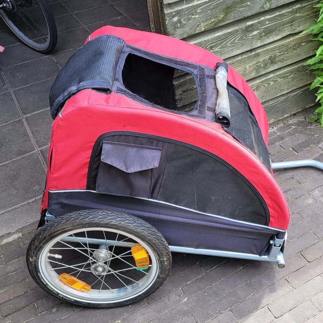 Trixie hondenfietskar maat M, Ophalen, Gebruikt, Hondenkar, 20 tot 40 kg