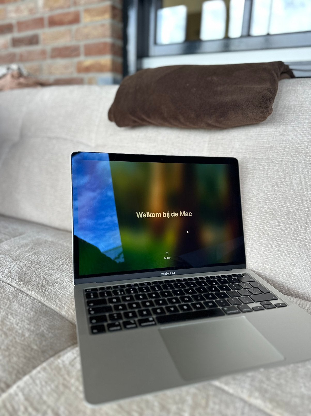 Macbook air 13 inch 202, Computers en Software, Ophalen, Gebruikt, 256 GB, Qwerty